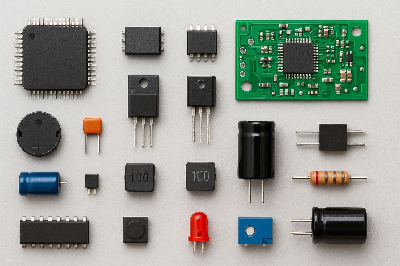 Composants de rechange en maintenance électronique
