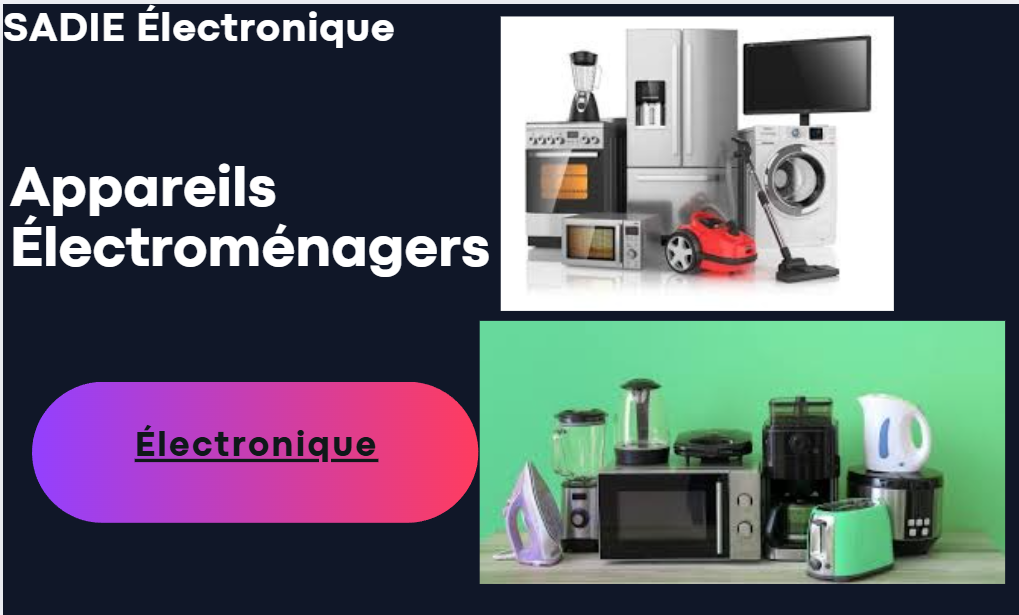 Réparation d'appareils électroménagers
