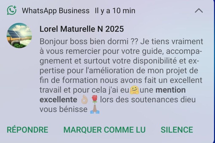 Témoignage de Maturelle Chokothe en image